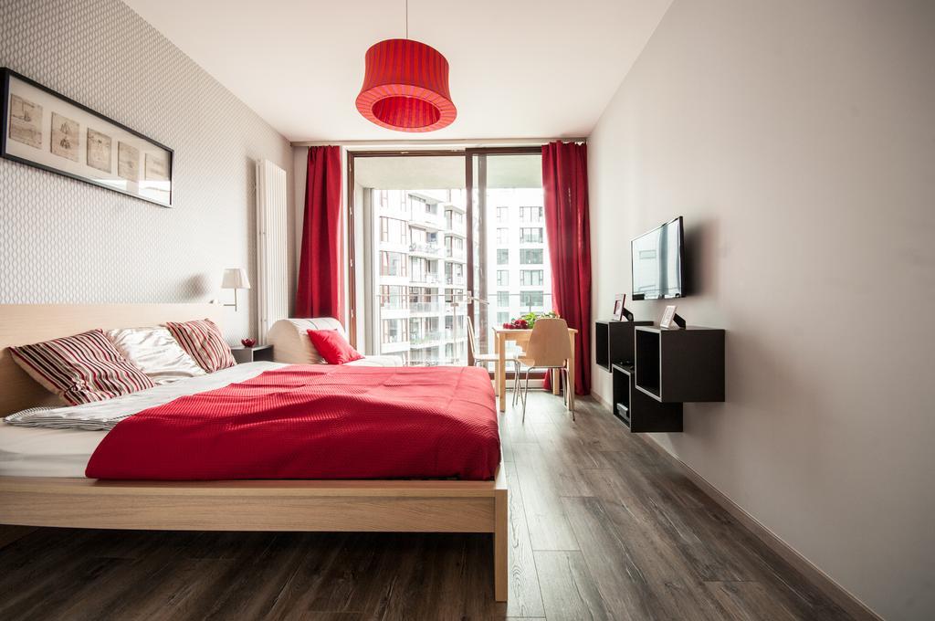 Appartement Apart Studio Warszawa Chambre photo